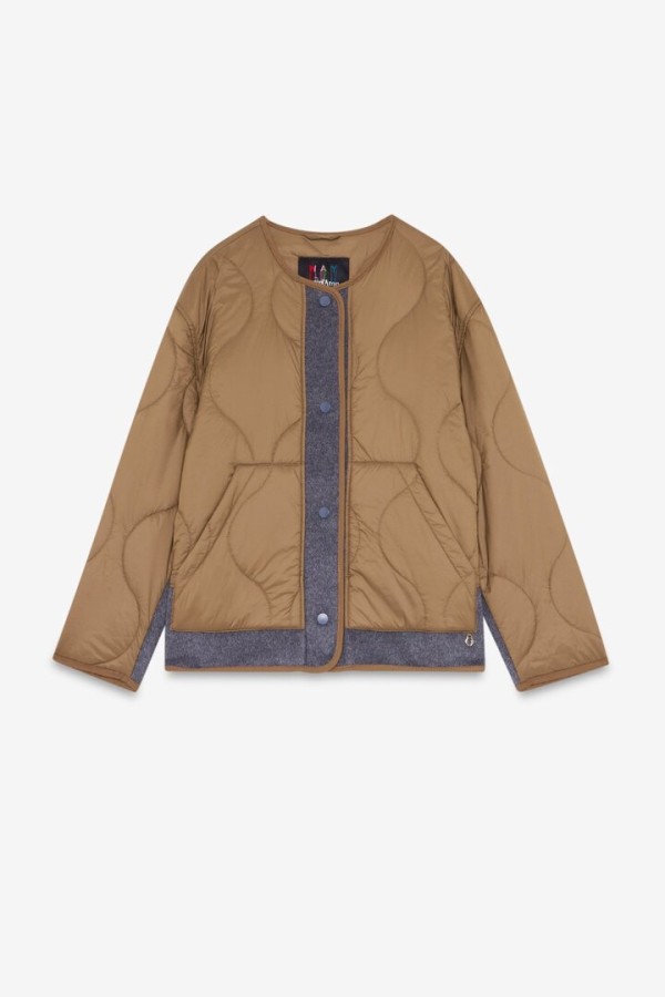 Quilted short jacket