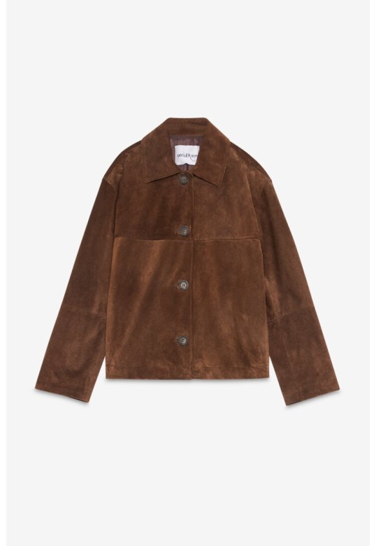 Suede-effect jacket