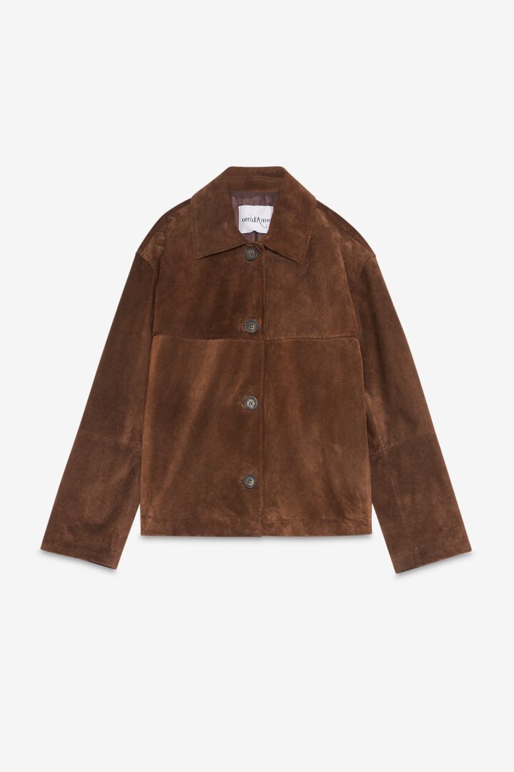 Suede-effect jacket