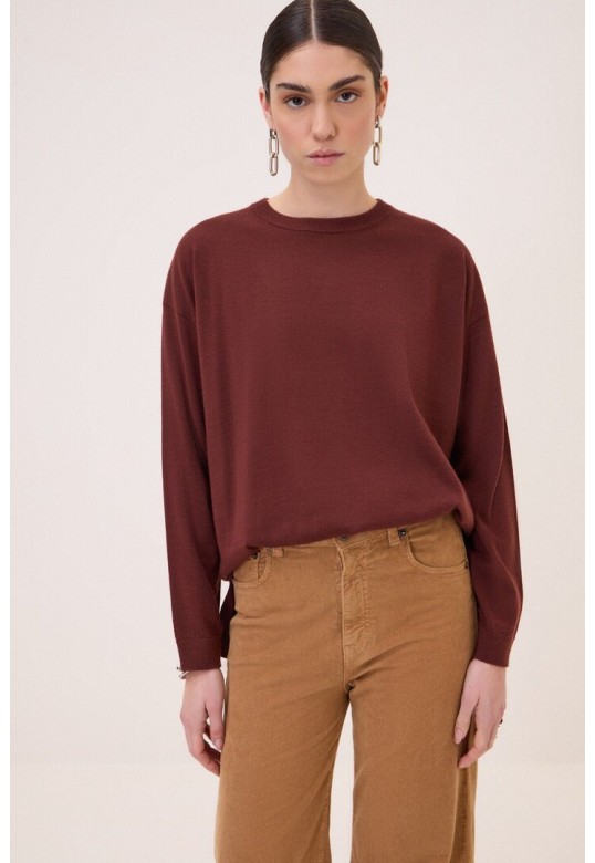 Oversized sweater Cacao