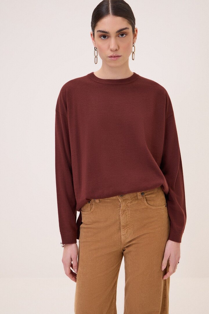Oversized sweater Cacao