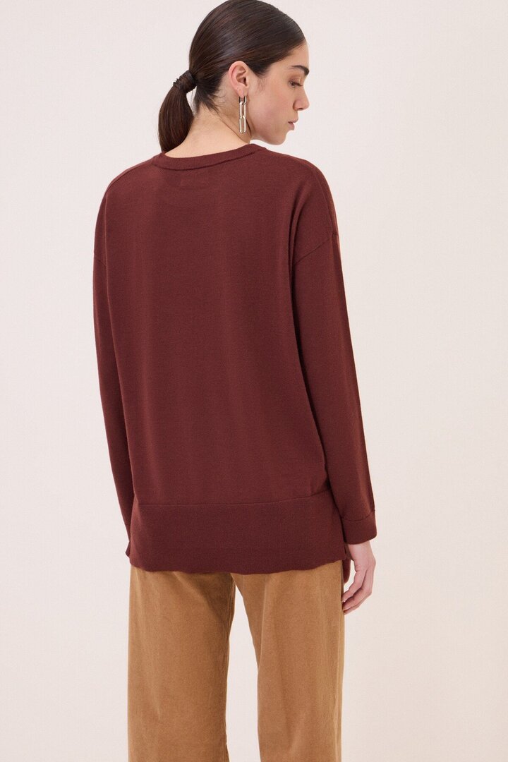Oversized sweater Cacao