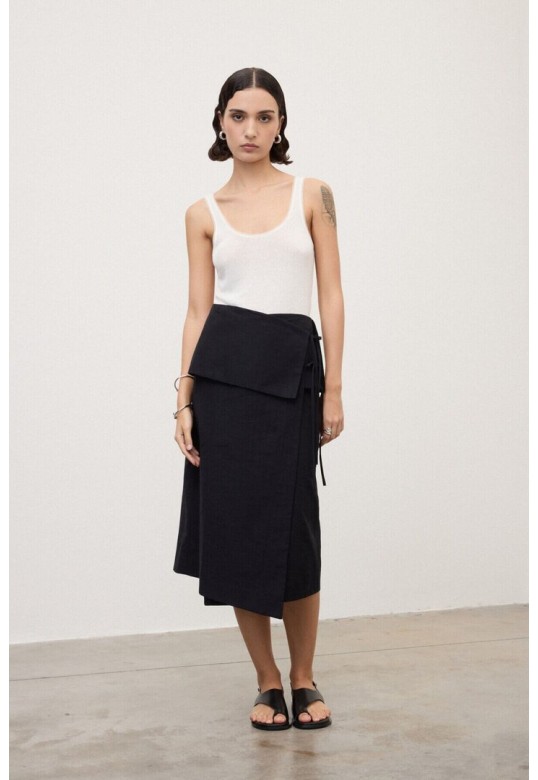 Wrap skirt Black
