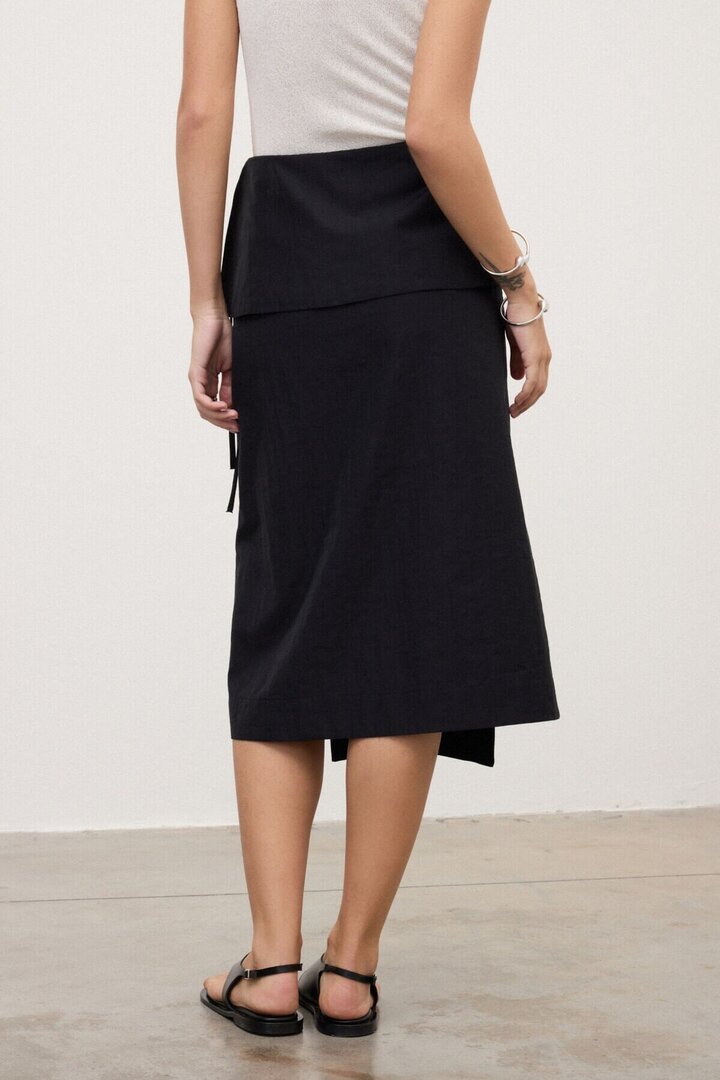 Wrap skirt Black