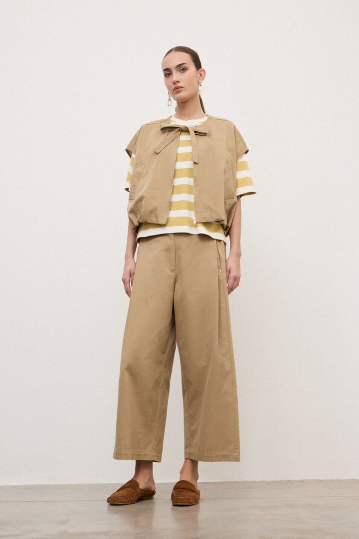 Cropped cotton trousers Corda