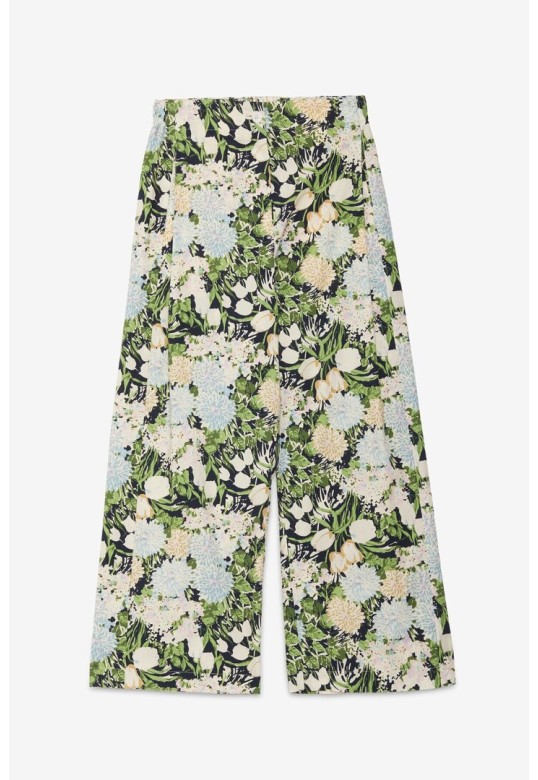 Wide cotton trousers