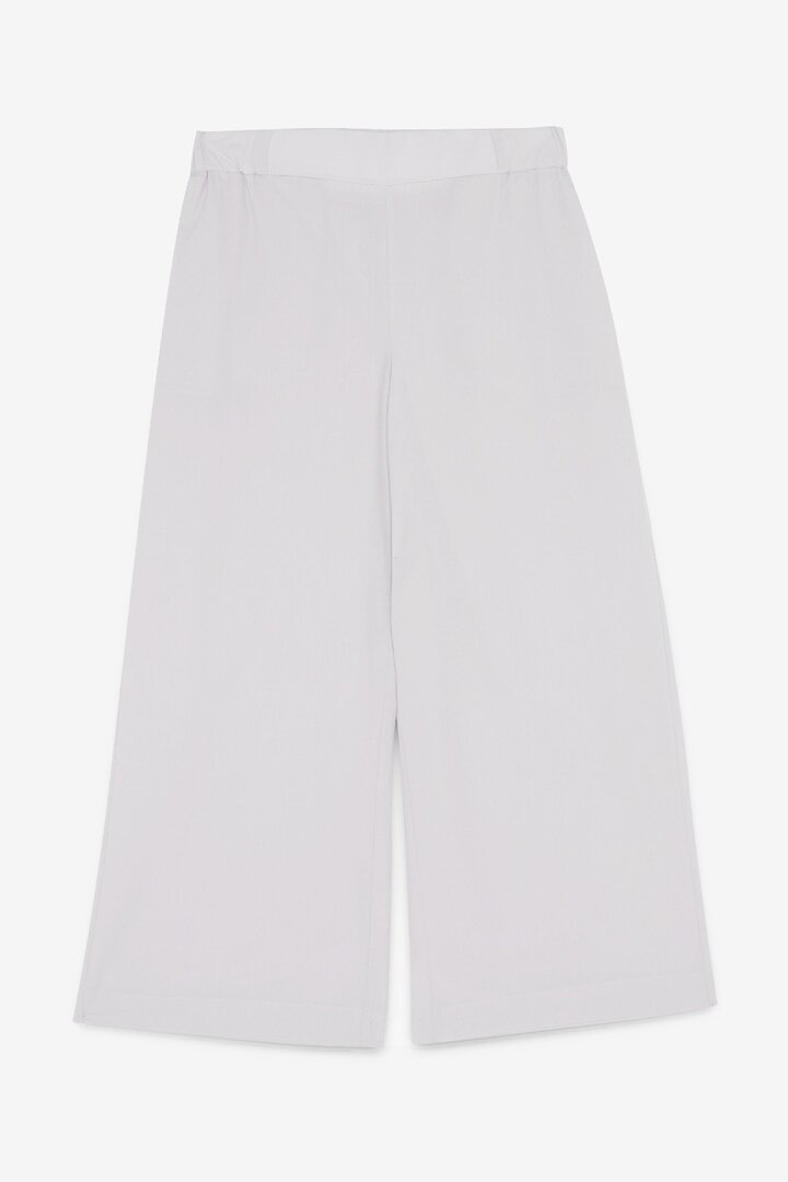 Poplin trousers ostrica