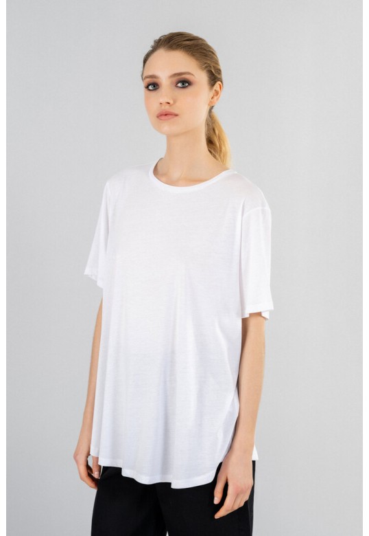 ORGANIC JERSEY OVERSIZED T-SHIRT WHITE