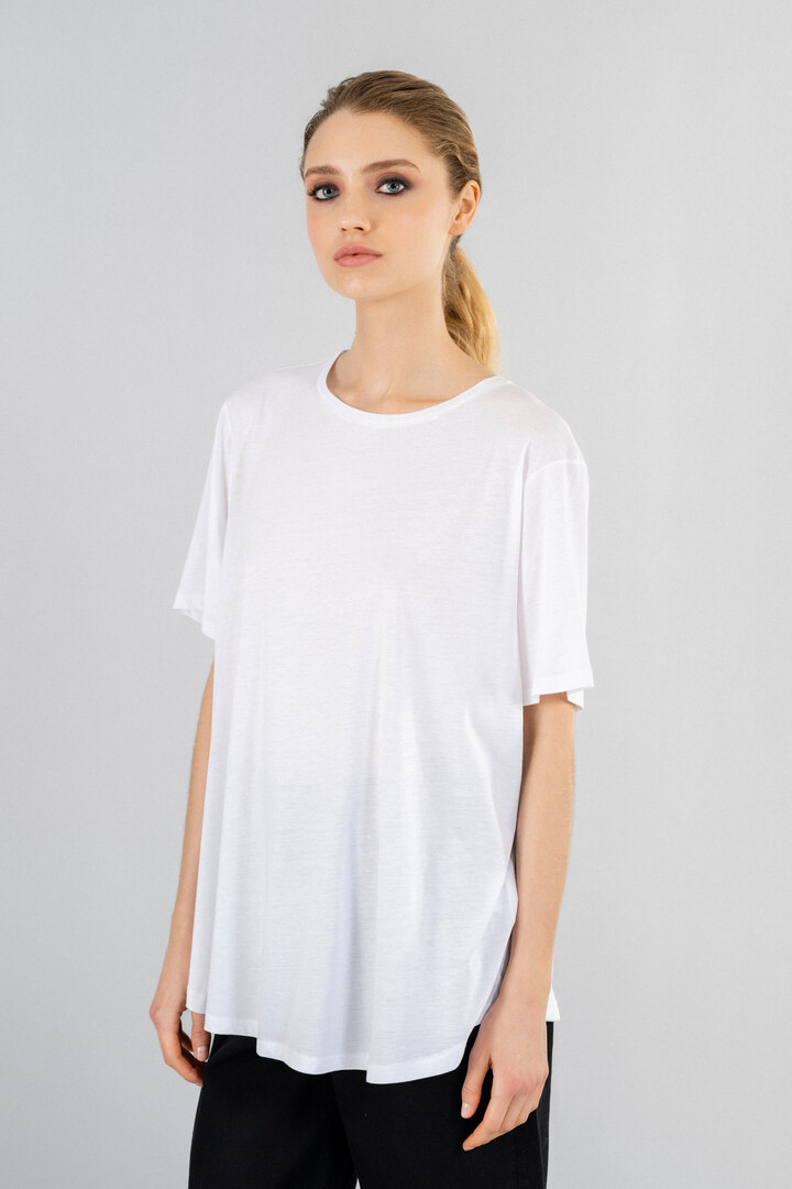 ORGANIC JERSEY OVERSIZED T-SHIRT WHITE