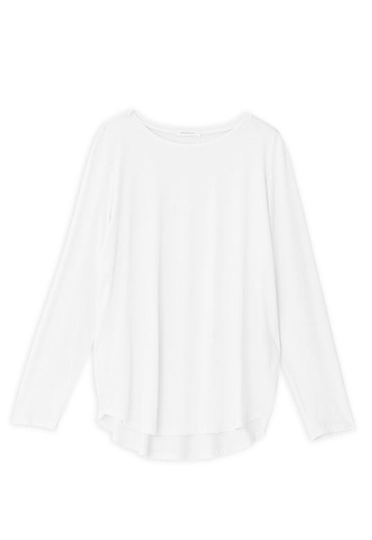 ORGANIC JERSEY OVERSIZED TOP WHITE