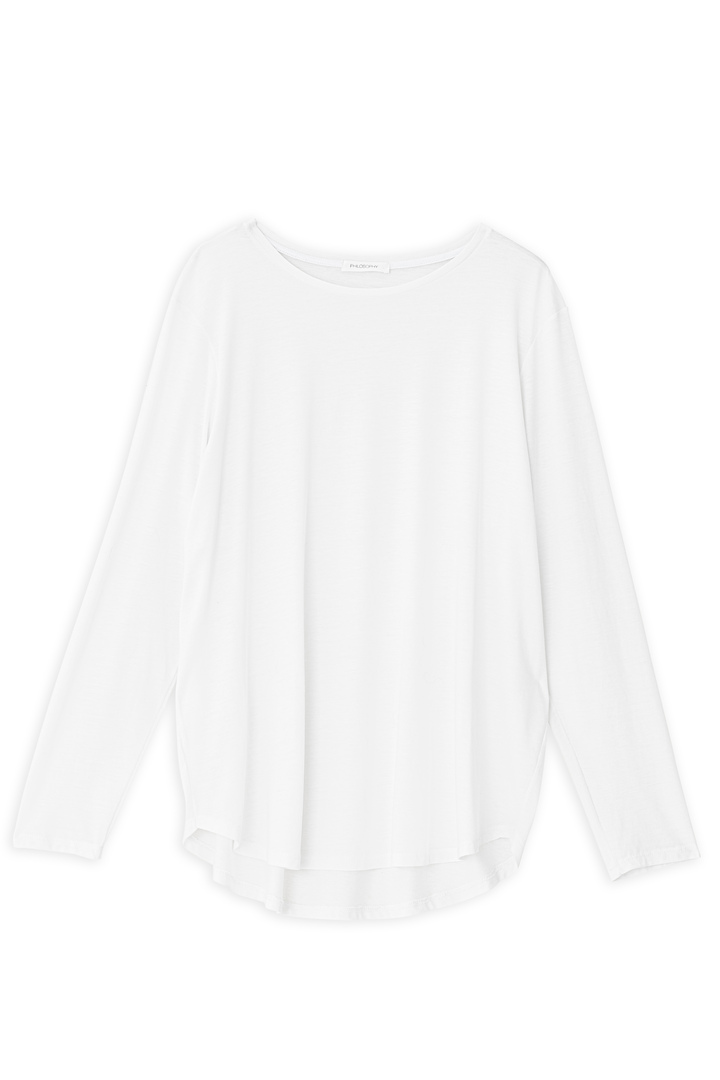 ORGANIC JERSEY OVERSIZED TOP WHITE