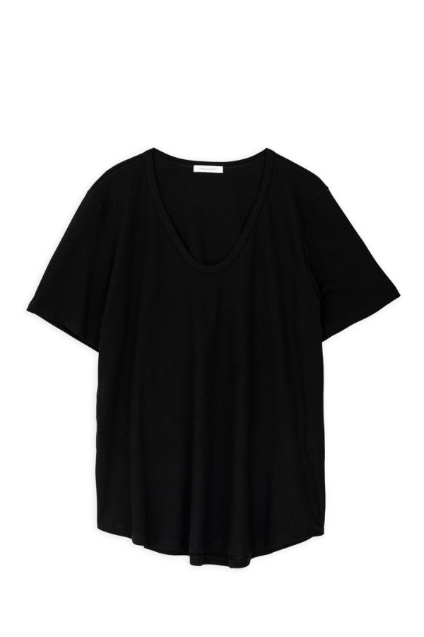 ORGANIC JERSEY OVERSIZED T-SHIRT BLACK