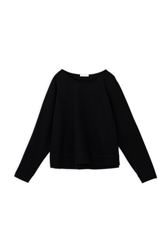 T/R CROPPED TOP BLACK