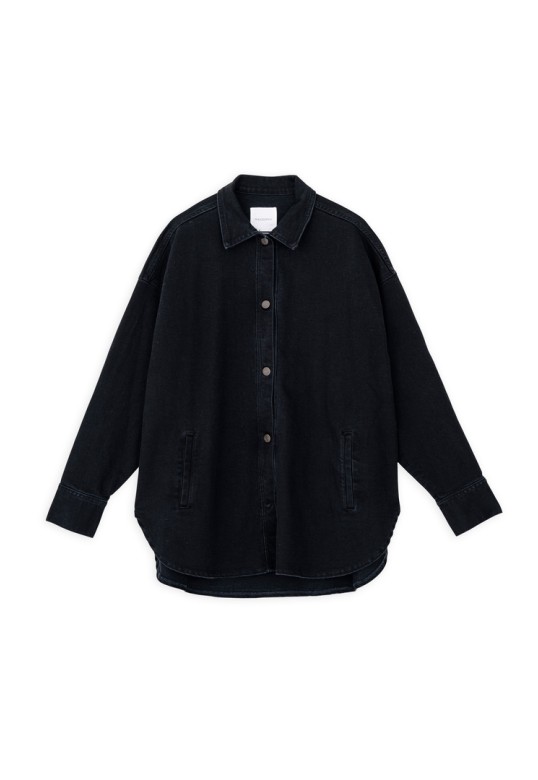 DENIM OVERSHIRT BLACK