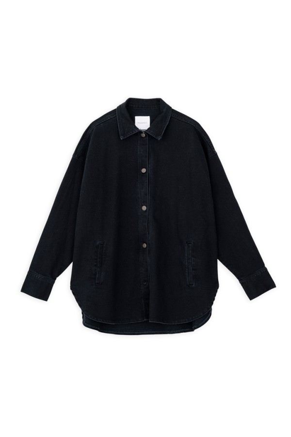 DENIM OVERSHIRT BLACK