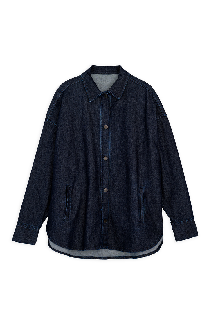 DENIM OVERSHIRT BLUE