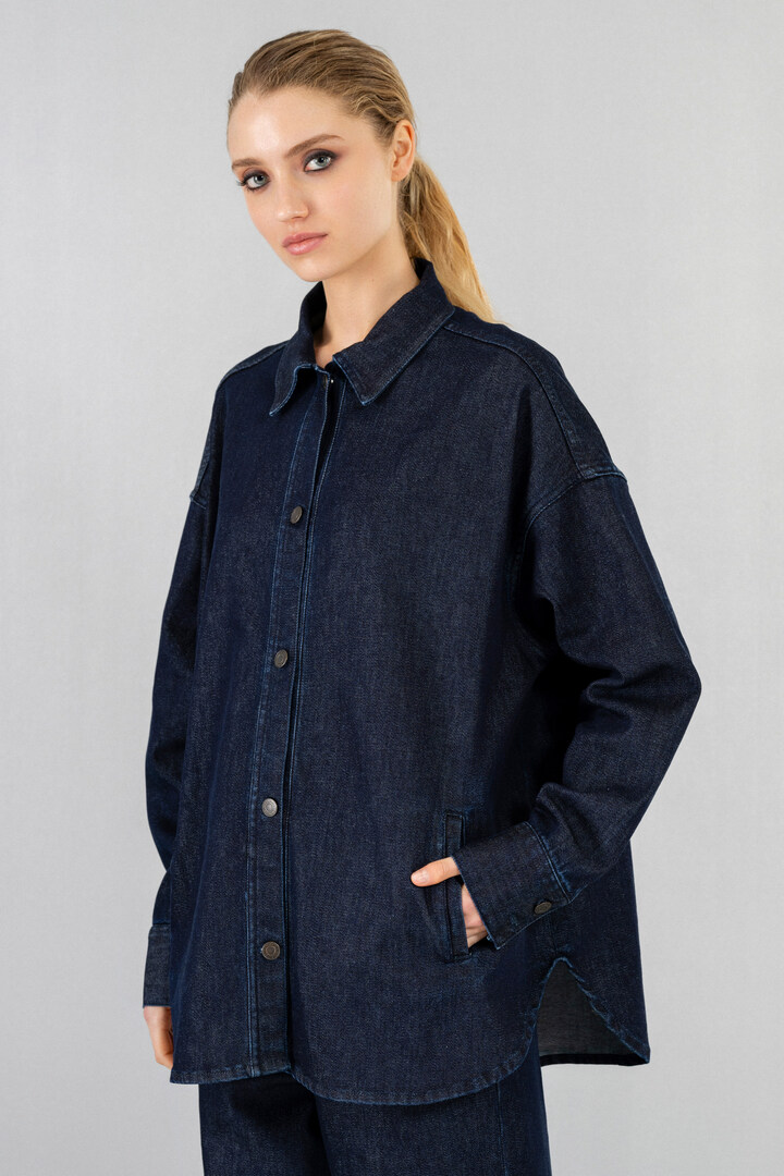 DENIM OVERSHIRT BLUE