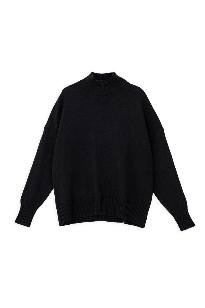 CASHMERE TURTLENECK SWEATER BLACK