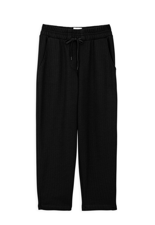 FUTTER PANTS BLACK