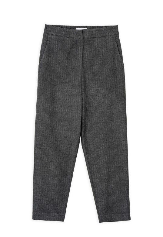 TWILL T/R REGULAR PANTS ANTHRACITE STRIPES