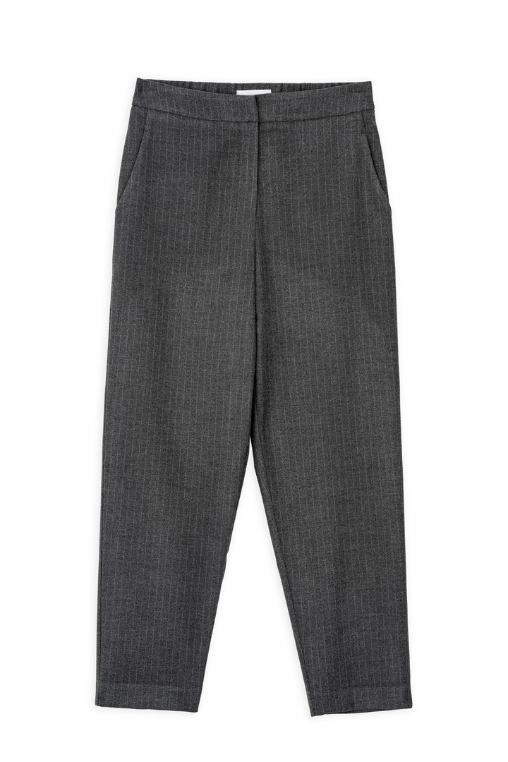 TWILL T/R REGULAR PANTS ANTHRACITE STRIPES