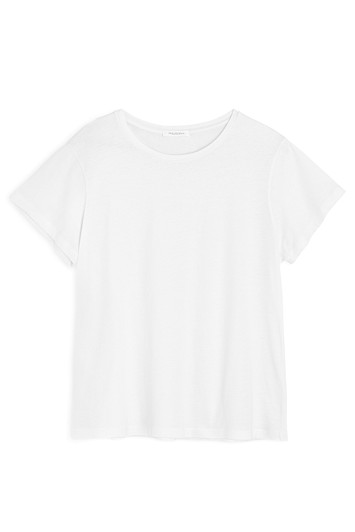 ORGANIC COTTON ROUND NECK T-SHIRT WHITE