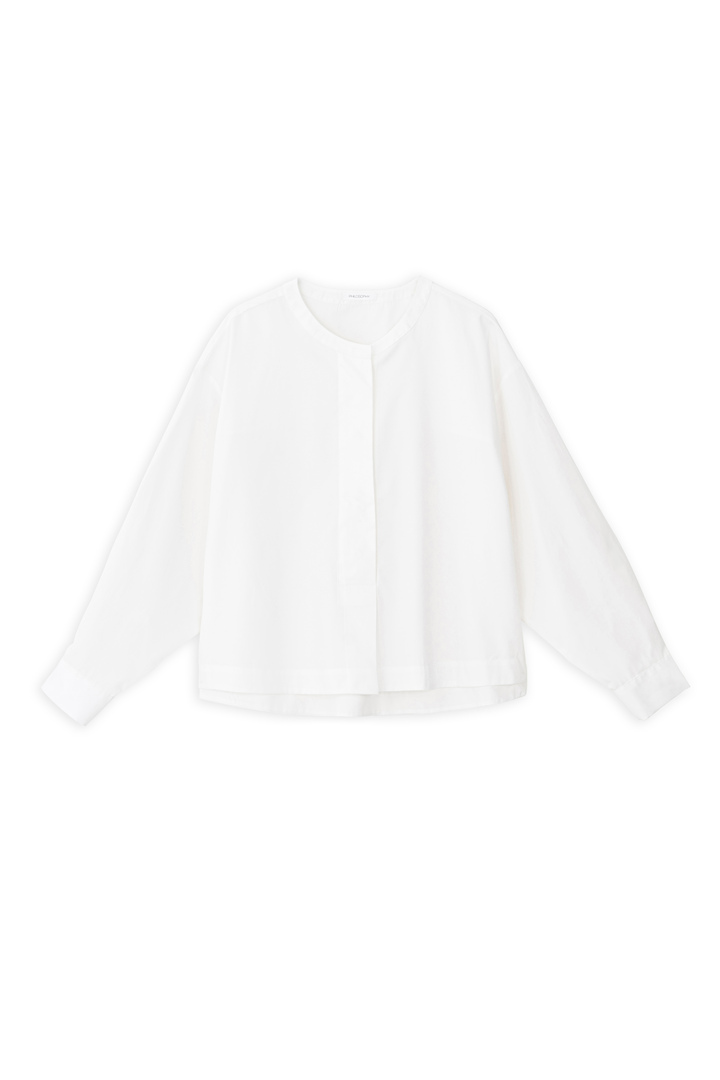POPLIN CROPPED TOP WHITE