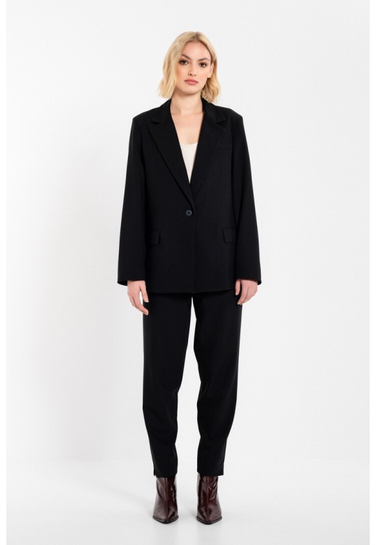T/R REGULAR PANTS BLACK