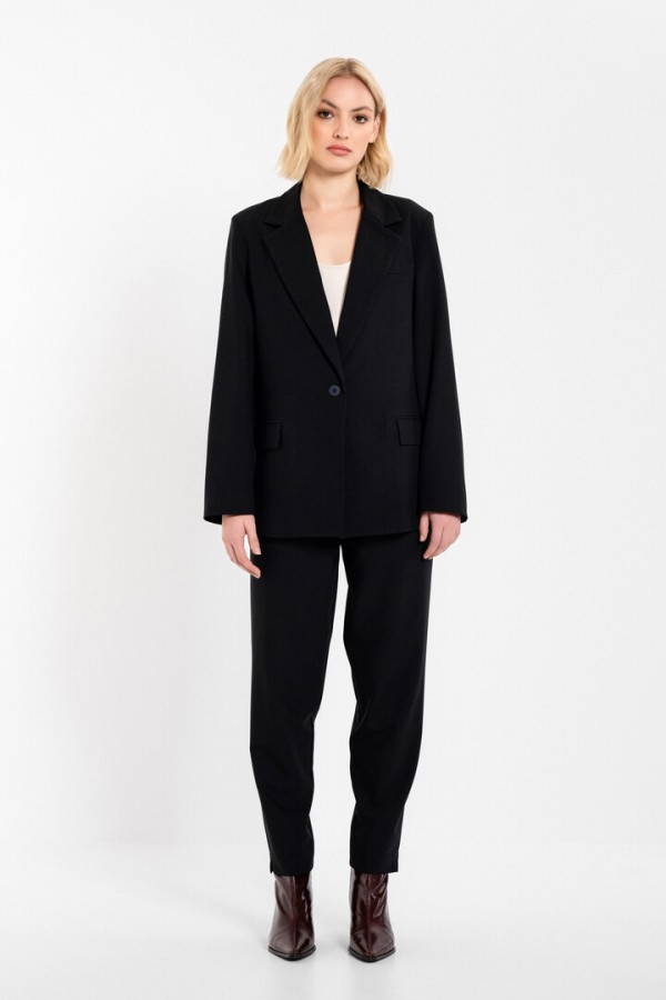 T/R REGULAR PANTS BLACK