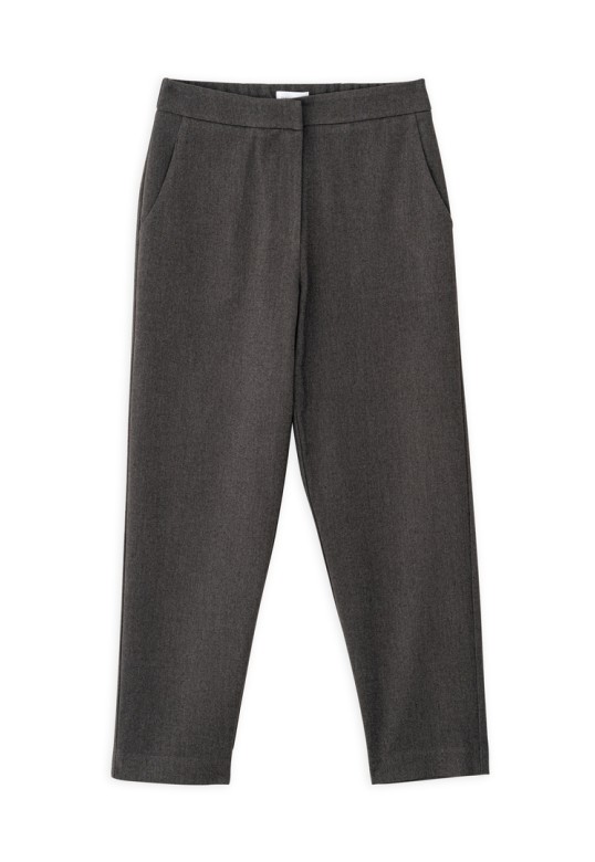 TWILL T/R REGULAR PANTS  BROWN