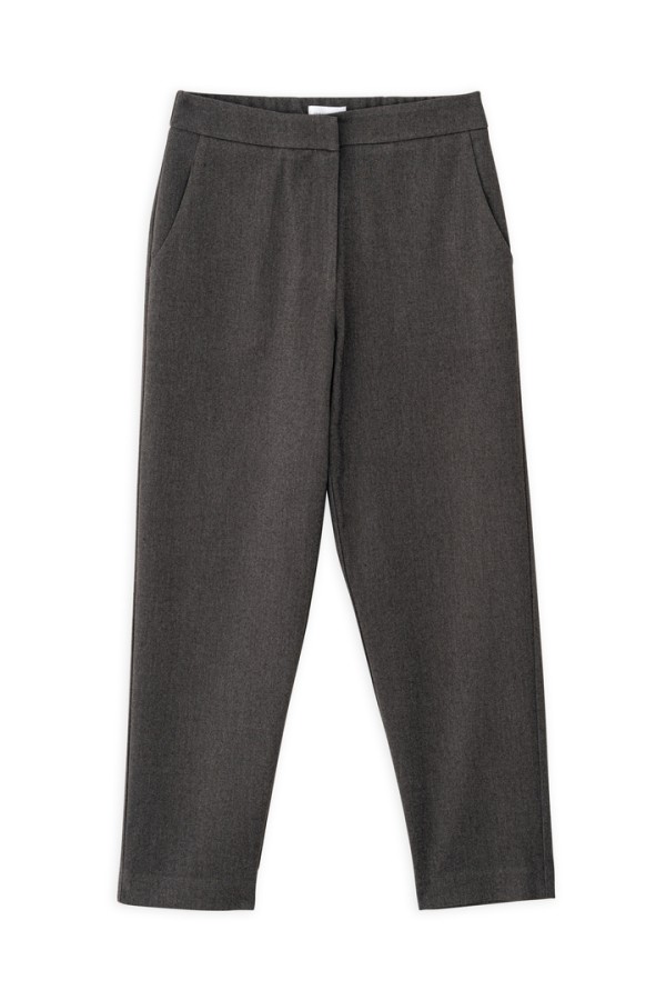 TWILL T/R REGULAR PANTS  BROWN