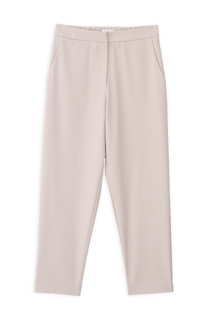 TWILL T/R REGULAR PANTS  CREAM