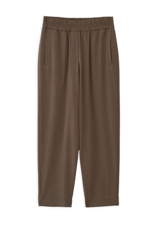 HEAVY TWILL JOGGER PANTS OLIVE