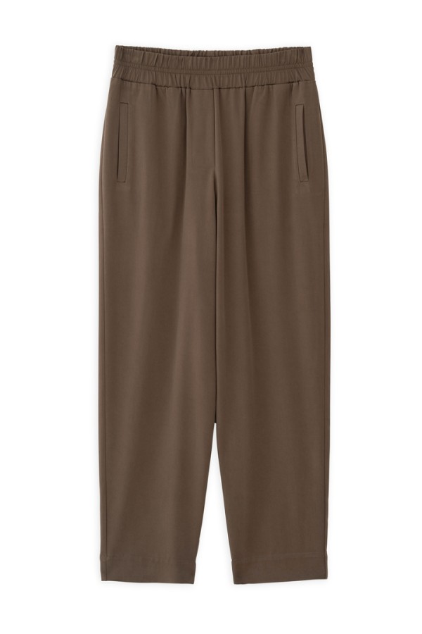 HEAVY TWILL JOGGER PANTS OLIVE
