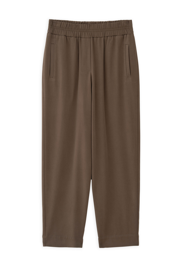 HEAVY TWILL JOGGER PANTS OLIVE