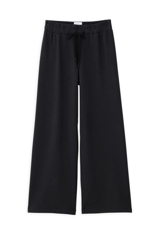 FUTTER WIDE LEG PANTS OFF BLACK