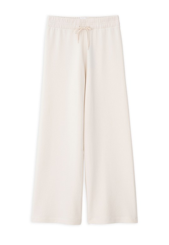 FUTTER WIDE LEG PANTS OFF WHITE