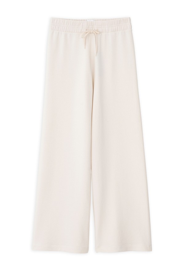 FUTTER WIDE LEG PANTS OFF WHITE
