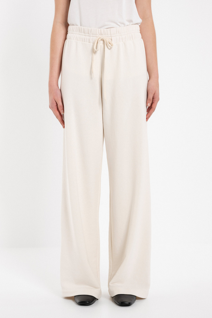 FUTTER WIDE LEG PANTS OFF WHITE