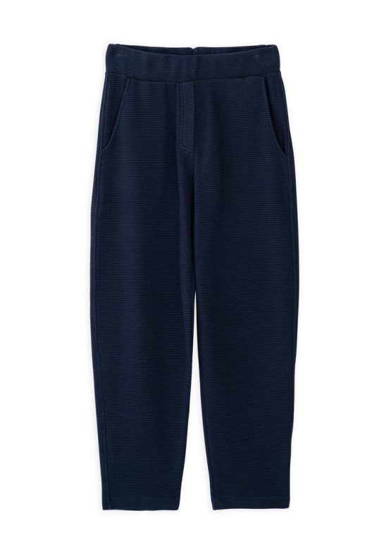 FUTTER WAFFLE SWEATPANTS DARK BLUE