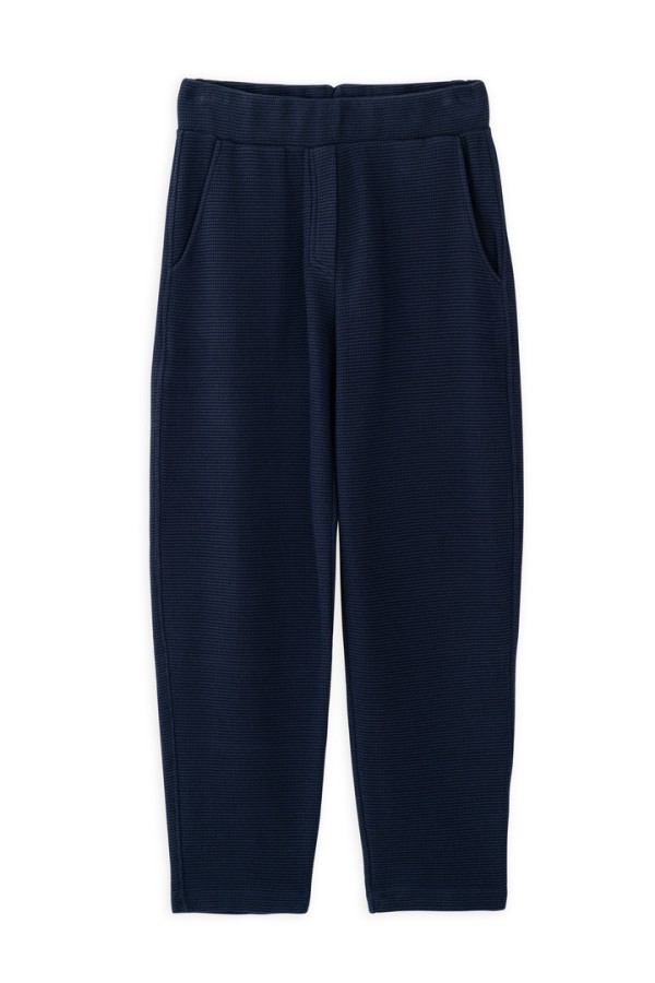 FUTTER WAFFLE SWEATPANTS DARK BLUE