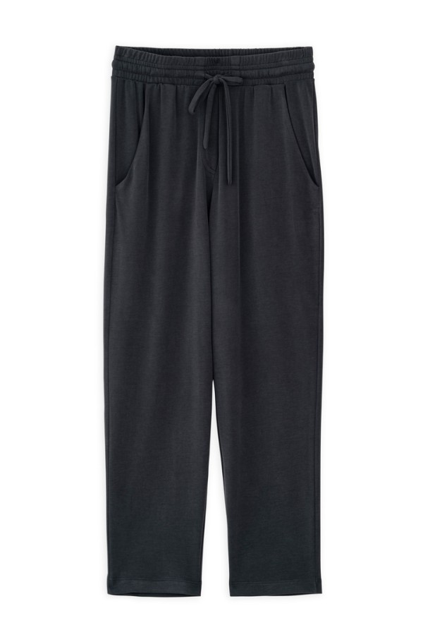 CUPRO PIQUE JOGGER PANTS OFF BLACK