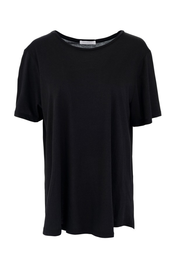 ORGANIC JERSEY OVERSIZED T-SHIRT BLACK
