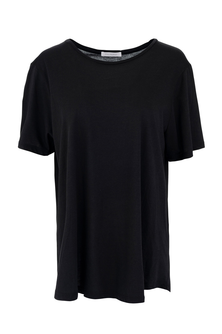 ORGANIC JERSEY OVERSIZED T-SHIRT BLACK