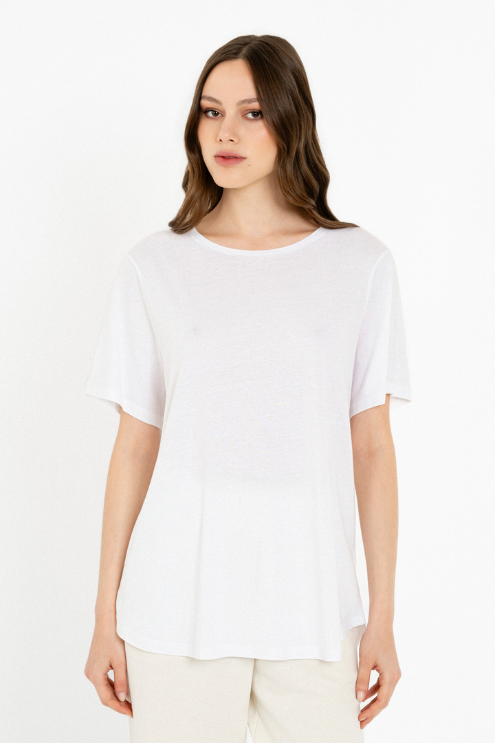 ORGANIC JERSEY OVERSIZED T-SHIRT WHITE