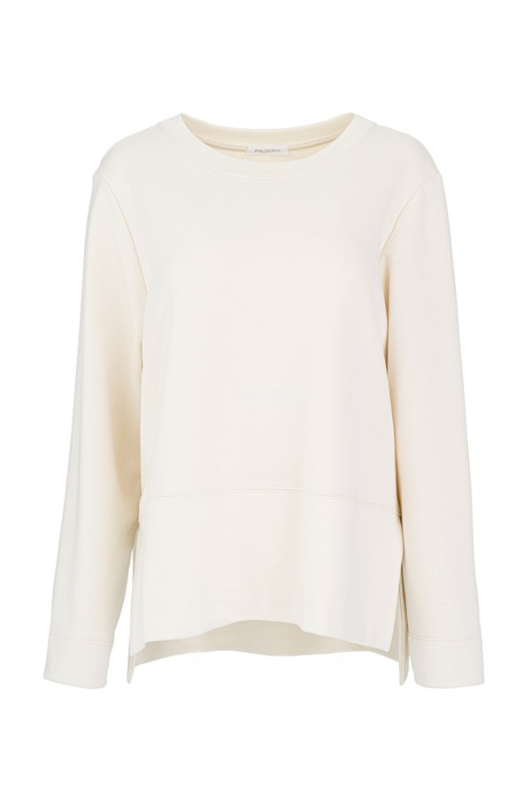 FUTTER SWEATSHIRT OFF WHITE