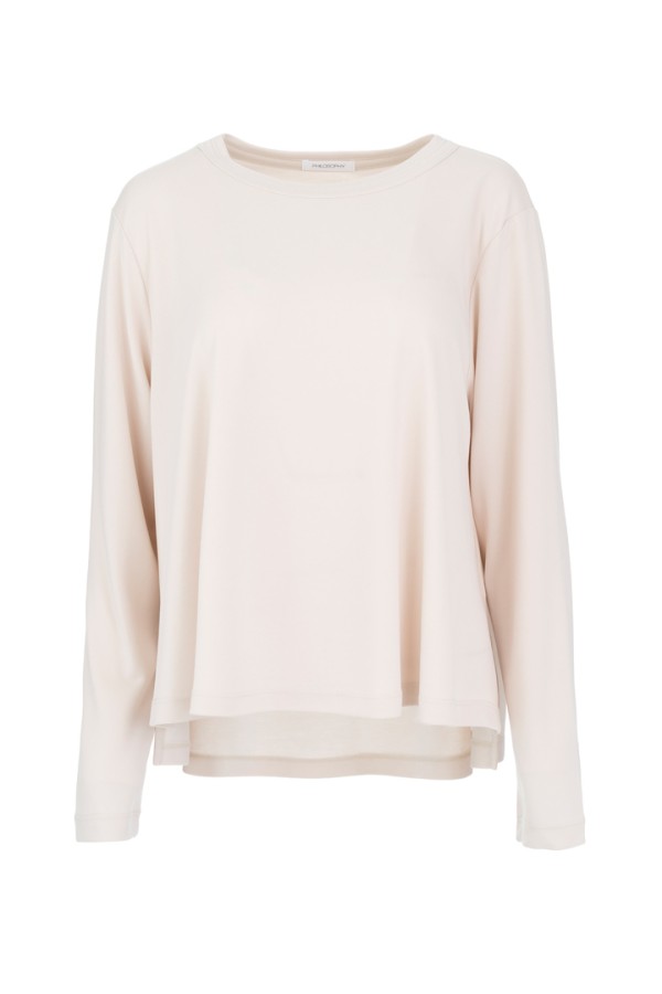 CUPRO PIQUE TOP CREAM