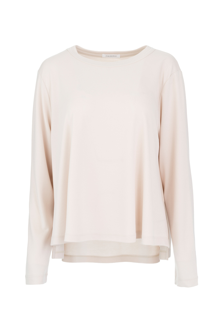 CUPRO PIQUE TOP CREAM