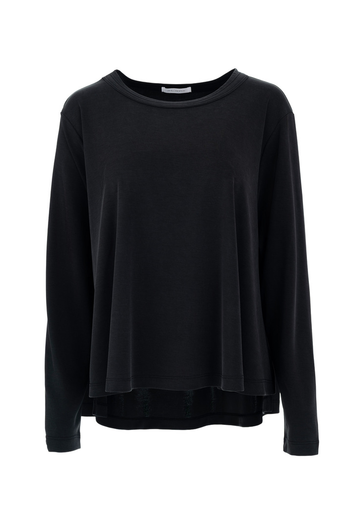 CUPRO PIQUE TOP OFF BLACK