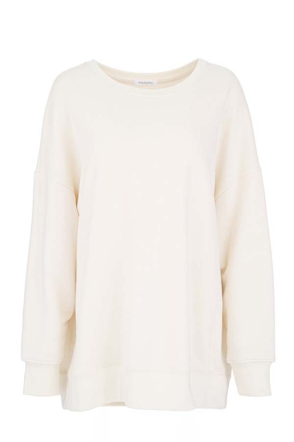 FUTTER OVERSIZED SWEATSHIRT OFF WHITE